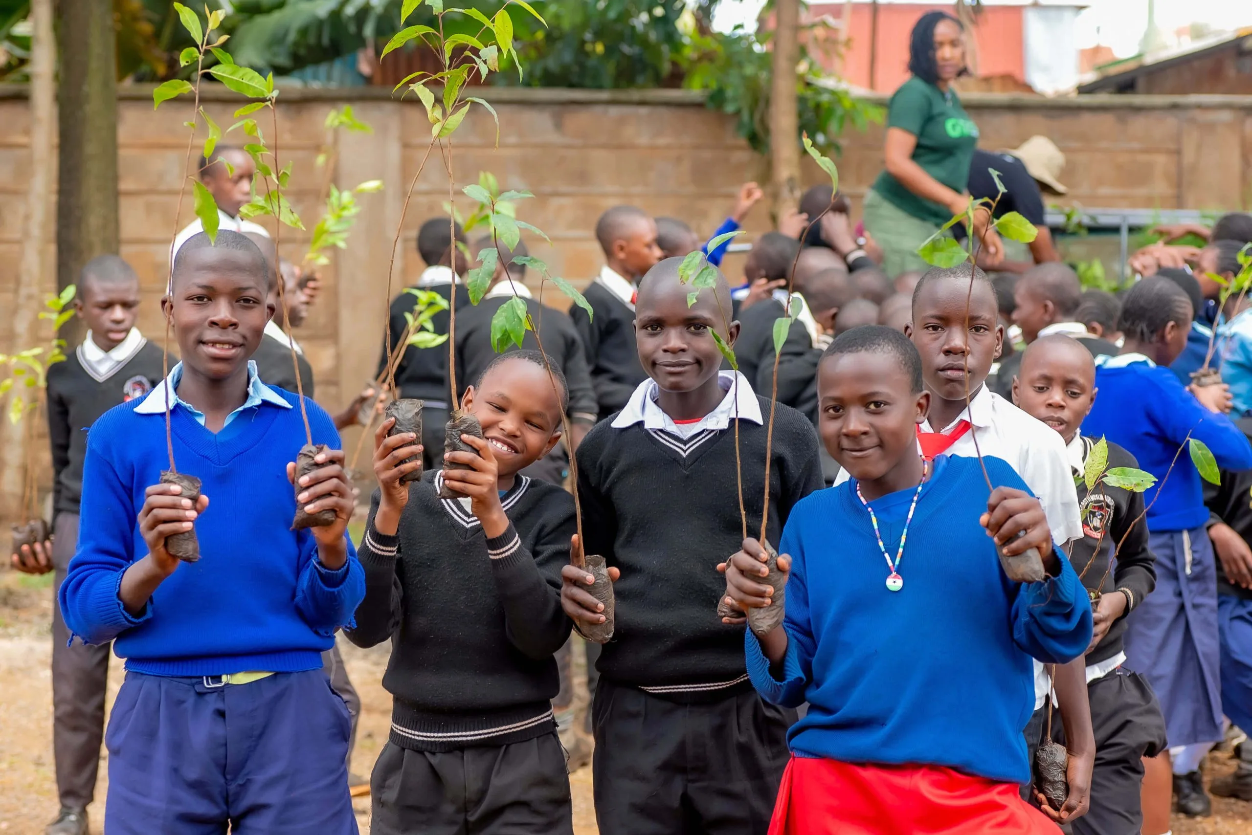 Community members supporting ecosystem restoration and livelihoods.